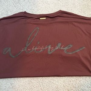 Gymshark Whitney Simmons t-shirt - size M - rekindle brown
